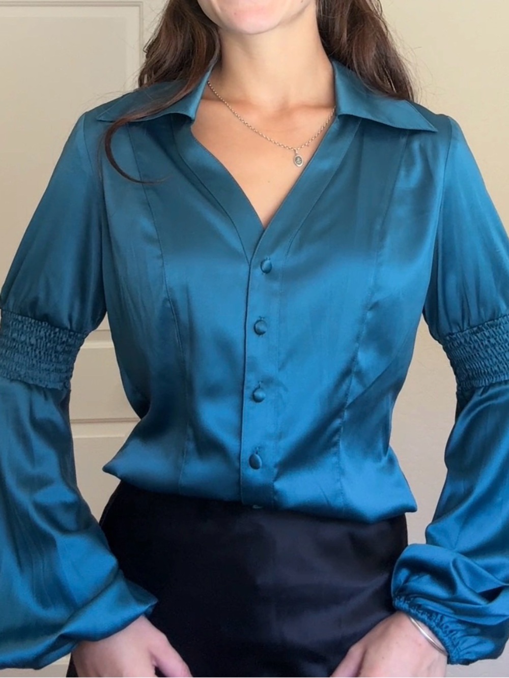 Deep Blue Blouse